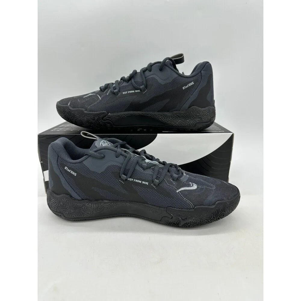 Puma MB.03 Low Men's Size 9.5 Black White Athletic Basketball Shoes 310519 03